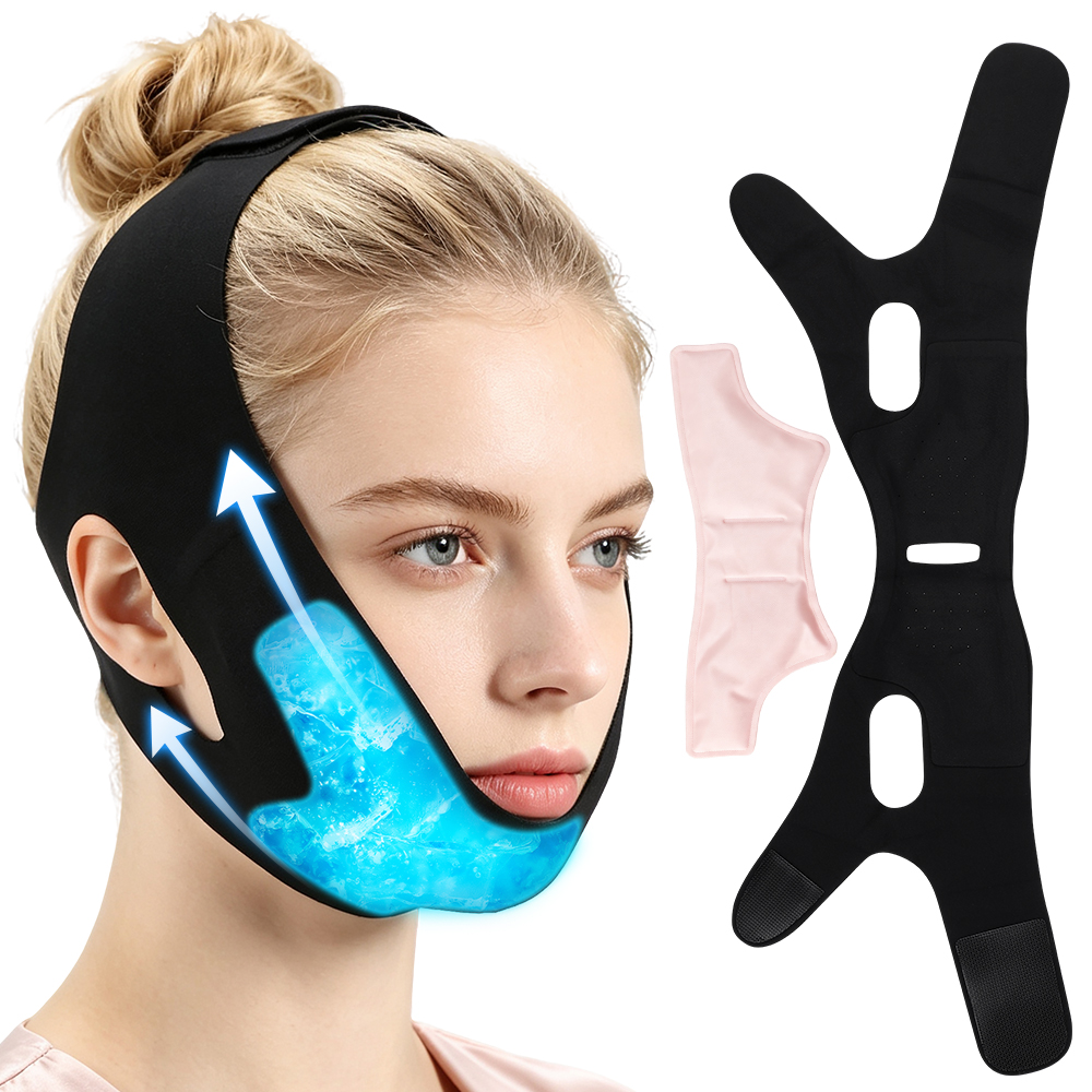 Black Face Mask Pack - Yüz Buz Paketi, Yeniden Kullanılabilir Sıcak