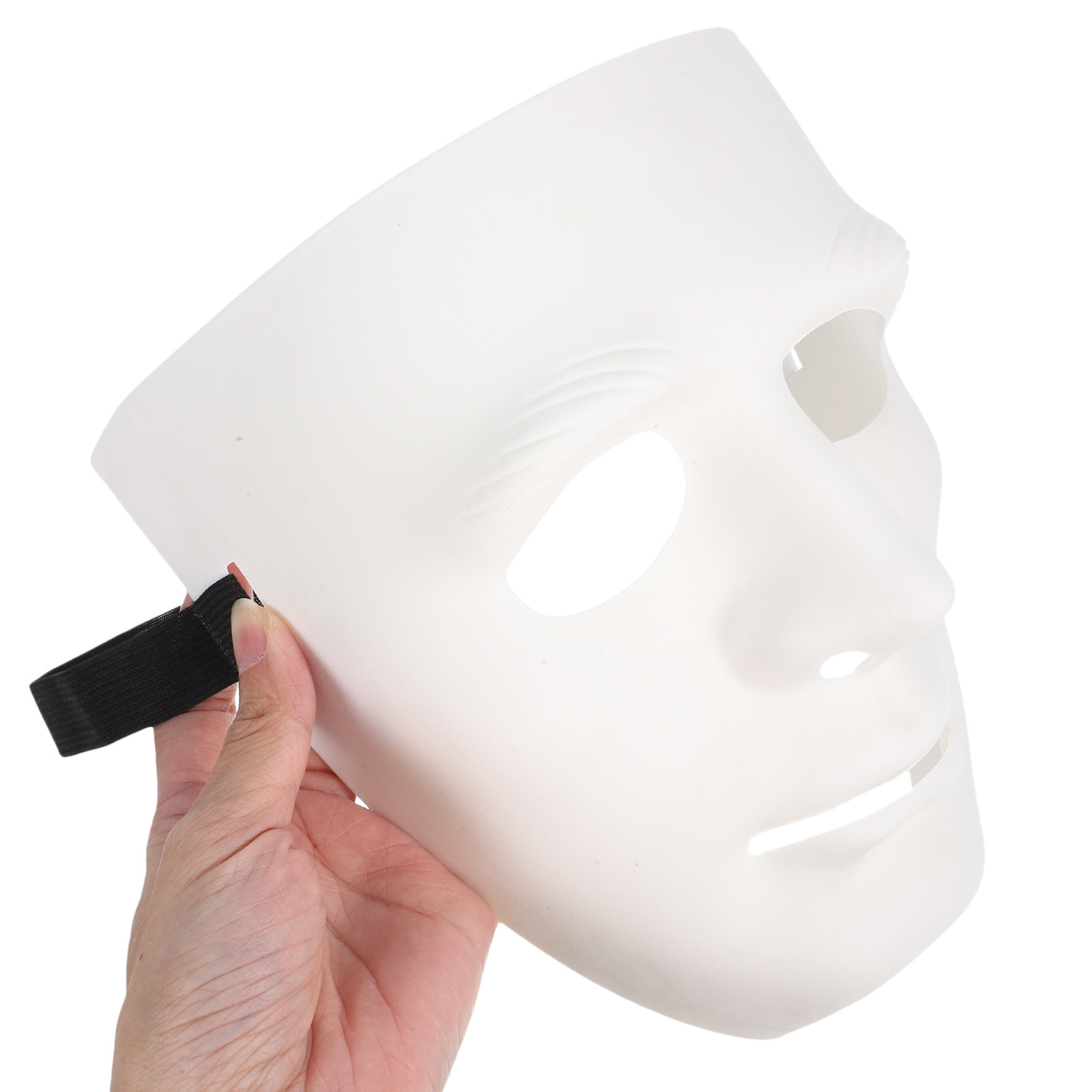 Black Face Mask Pack - Tam Yüz Maskeleri, 5'li Paket, Plastik,