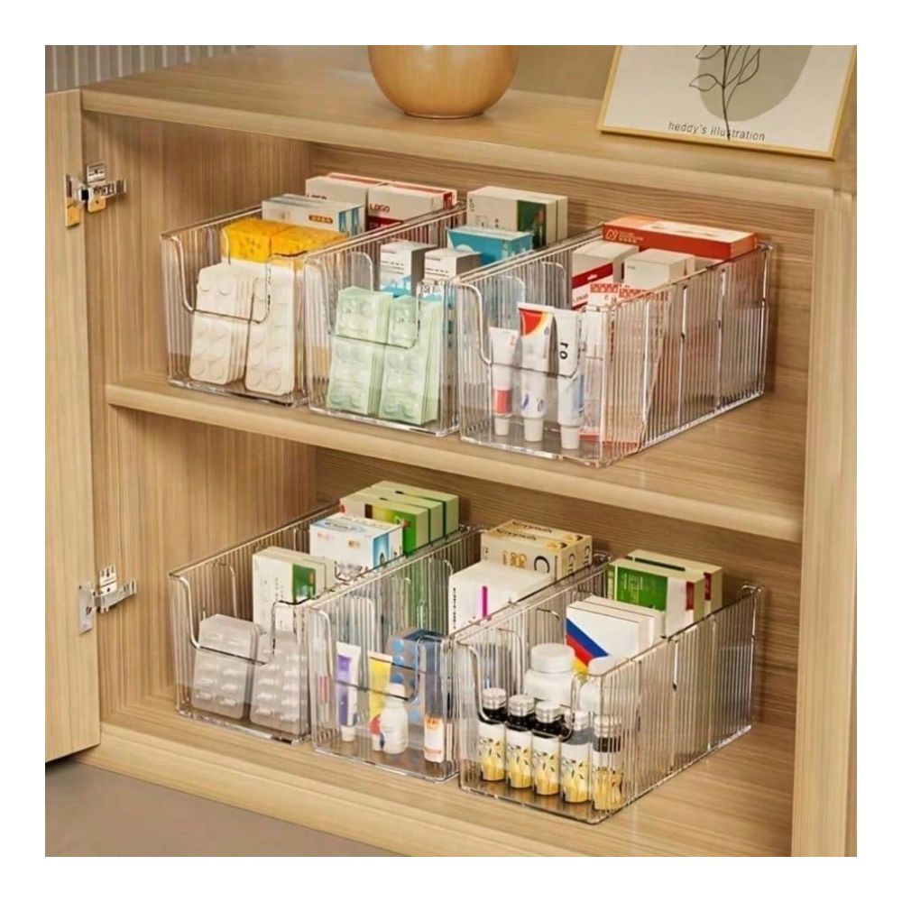 1 adet Büyük 4 Bölmeli Şeffaf  - Face Mask Storage Box incelemesi ve fiyatı