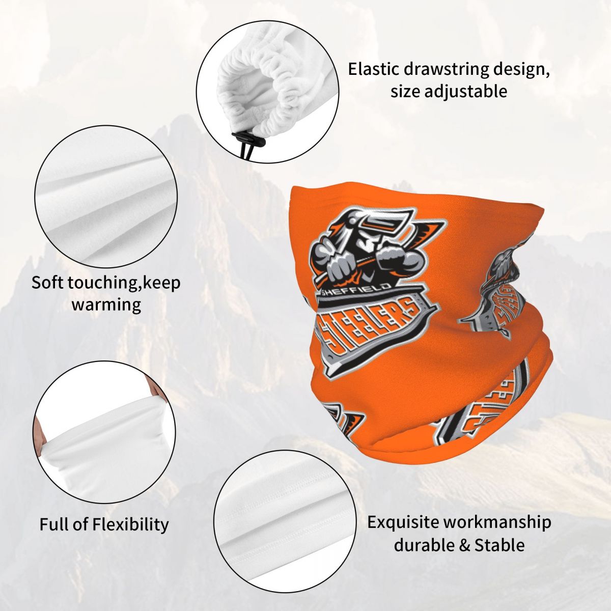 Sheffield Steelers Bandana Boy - Neck Gaiter Face Cover incelemesi ve fiyatı