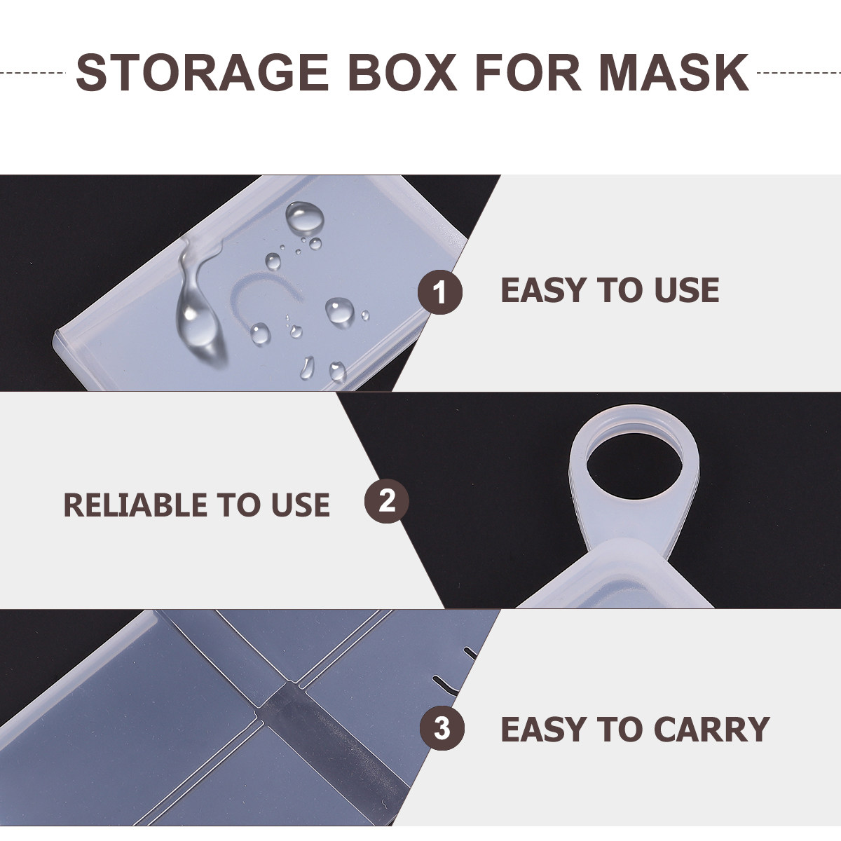 2 Adet Gıda Sınıfı Silikon Mas - Face Mask Storage Box incelemesi ve fiyatı