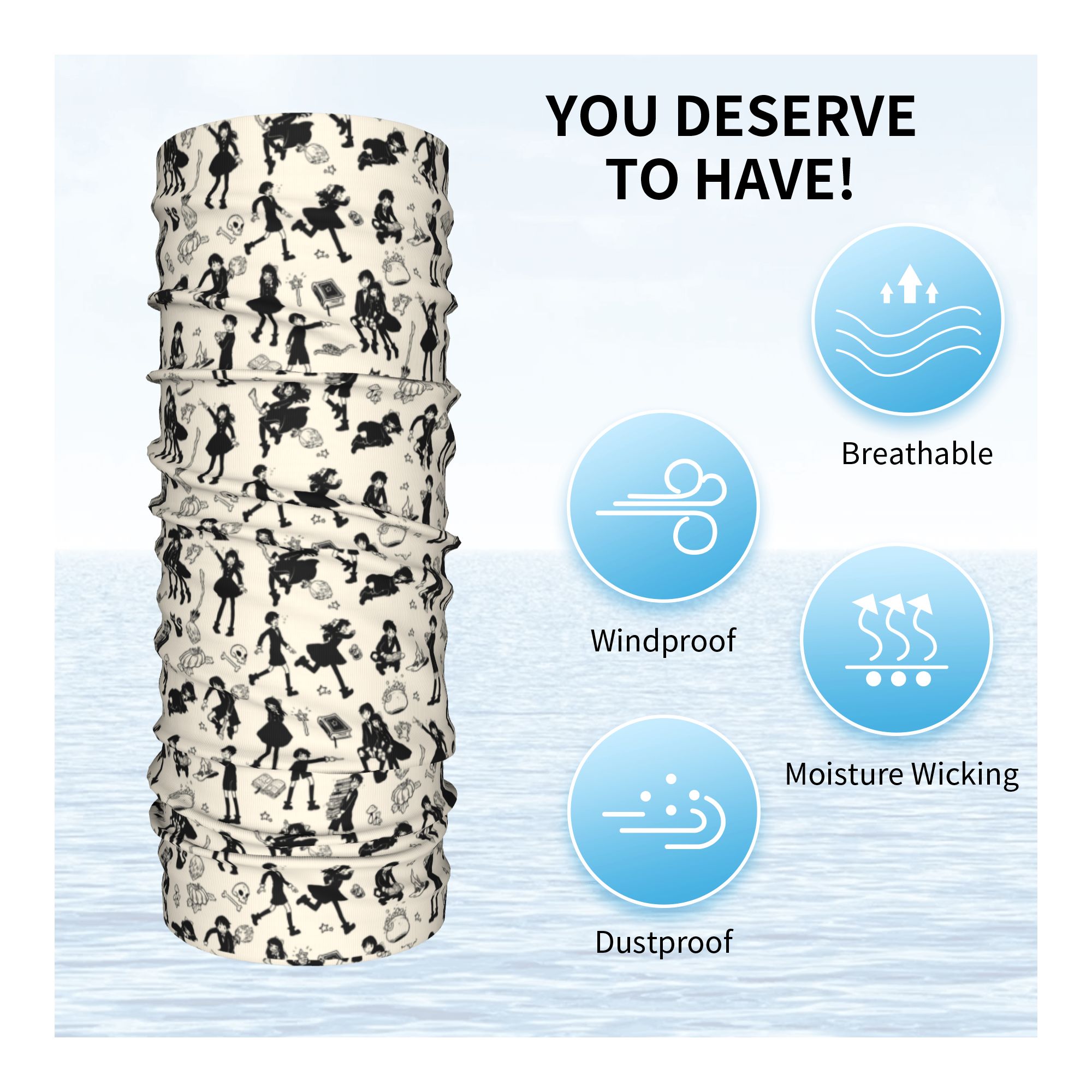 Özel Cadılar Bayramı Sihirli K - Neck Gaiter Face Cover incelemesi ve fiyatı