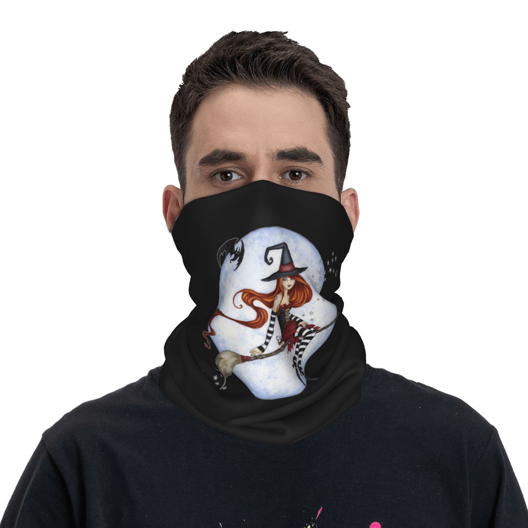 Özel Cadılar Bayramı Cadı Ay I - Neck Gaiter Face Cover incelemesi ve fiyatı